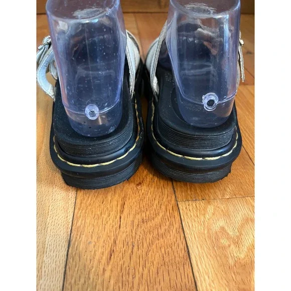 Dr. Martens White and Black Sandals - Picture 6 of 9